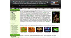 Desktop Screenshot of legalbudguide.com